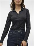 VMLADY L/S G-STRING SHIRT WVN NEW NOOS black