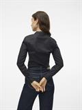 VMLADY L/S G-STRING SHIRT WVN NEW NOOS black