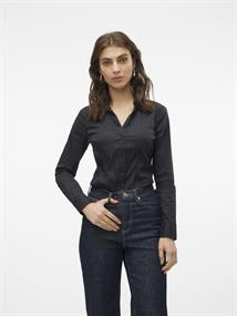 VMLADY L/S G-STRING SHIRT WVN NEW NOOS black