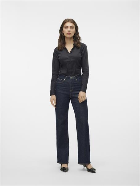 VMLADY L/S G-STRING SHIRT WVN NEW NOOS black