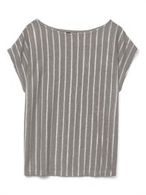 VMLANA SS BOAT NECK TOP JRS GA moon rock