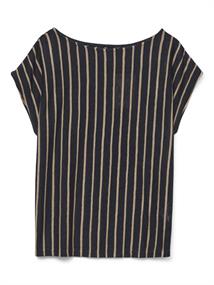 VMLANA SS BOAT NECK TOP JRS GA navy blazer
