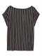 VMLANA SS BOAT NECK TOP JRS GA navy blazer
