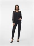 VMLEAH LS LACE TOP WVN GA NOOS black