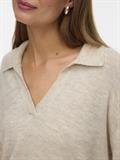 VMLEFILE LS POLONECK PULLOVER birch