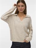 VMLEFILE LS POLONECK PULLOVER birch