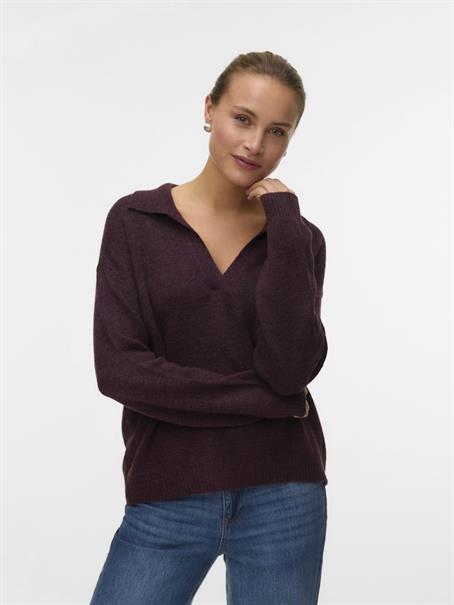VMLEFILE LS POLONECK PULLOVER winetasting