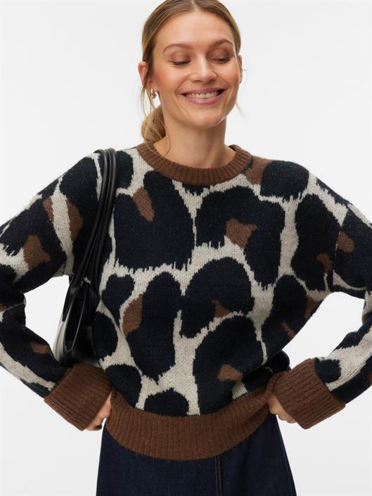 vmleonie-ls-o-neck-pullover-boo-cocoa-brown