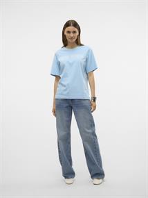 VMLILIAN DEMI SS TOP BOX JRS GA airy blue