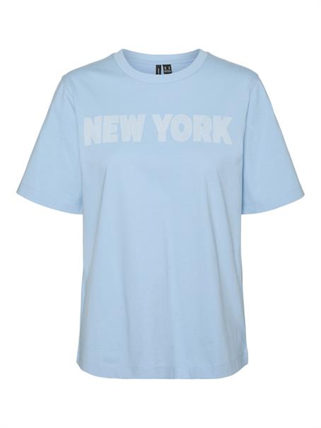 VMLILIAN DEMI SS TOP BOX JRS GA airy blue