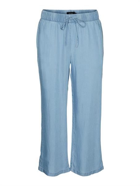 VMLILIANA MR WIDE CULOTTE PANTS GA light blue denim