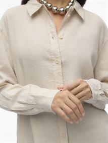 VMLINN LS SHIRT WVN NOOS moonbeam