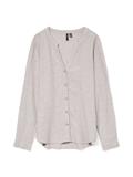 VMLINN LS V-NECK SHIRT WVN NOOS moon rock