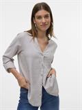 VMLINN LS V-NECK SHIRT WVN NOOS moon rock