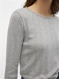 VMLISA POINTELLE LS TOP JRS NOOS light grey melange