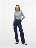 VMLISA POINTELLE LS TOP JRS NOOS light grey melange