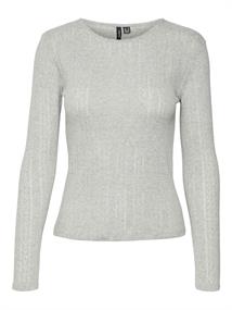 VMLISA POINTELLE LS TOP JRS NOOS light grey melange