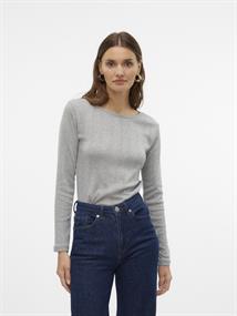 VMLISA POINTELLE LS TOP JRS NOOS light grey melange