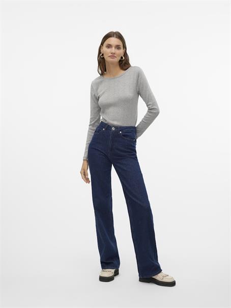 VMLISA POINTELLE LS TOP JRS NOOS light grey melange