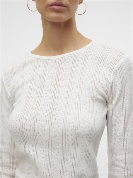 VMLISA POINTELLE LS TOP JRS NOOS snow white