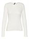 VMLISA POINTELLE LS TOP JRS NOOS snow white