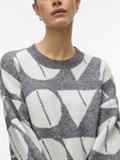 VMLOVE LS O-NECK PULLOVER BOO medium grey melange