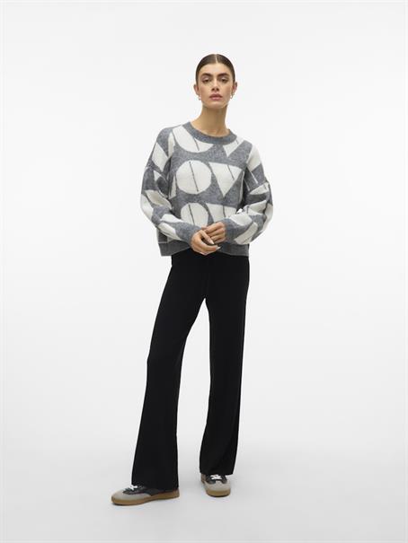 VMLOVE LS O-NECK PULLOVER BOO medium grey melange