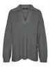 VMLUNA LS V-NECK LONG PULLOVER GA BOO balsam green