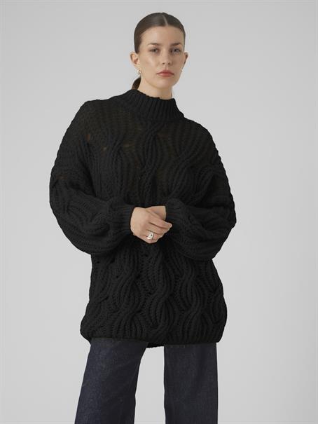 VMMADDY LS HIGHNECK PULLOVER GA black