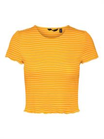 VMMADI JILL SS CROP TOP JRS radiant yellow