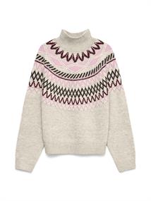 VMMAPLE LS HIGHNECK PULLOVER BF birch