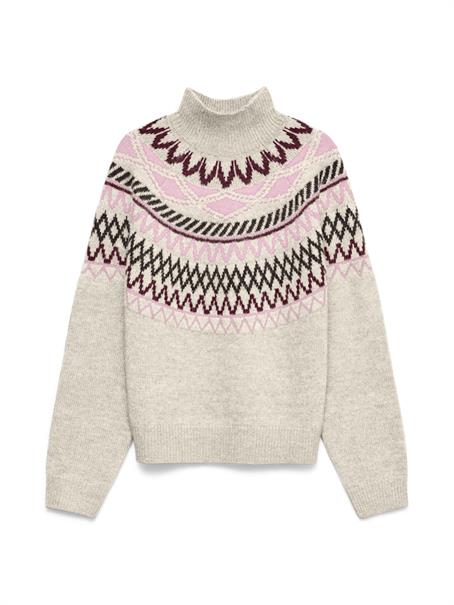 VMMAPLE LS HIGHNECK PULLOVER BF birch