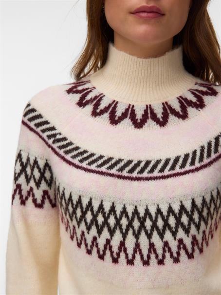 VMMAPLE LS HIGHNECK PULLOVER BF birch
