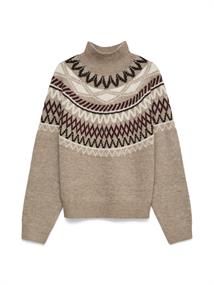 VMMAPLE LS HIGHNECK PULLOVER BF moon rock