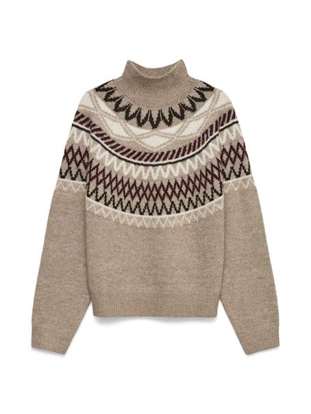 VMMAPLE LS HIGHNECK PULLOVER BF moon rock