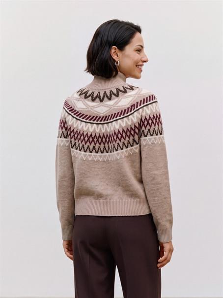 VMMAPLE LS HIGHNECK PULLOVER BF moon rock