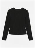 VMMATHILDE LS O-NECK TOP JRS black