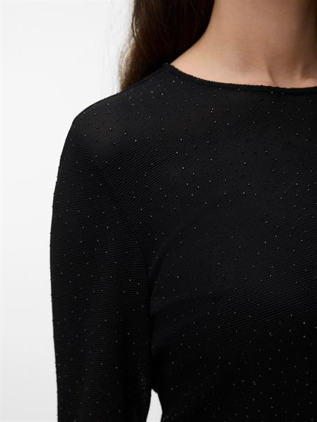 VMMATHILDE LS O-NECK TOP JRS black