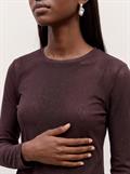 VMMATHILDE LS O-NECK TOP JRS chocolate torte