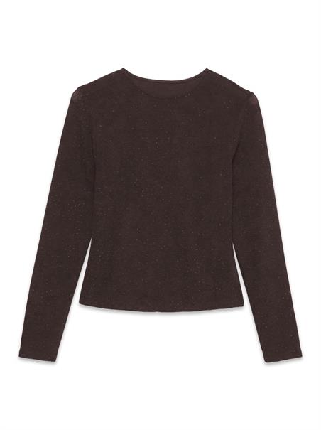 VMMATHILDE LS O-NECK TOP JRS chocolate torte