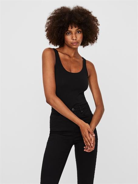 VMMAXI MY SOFT LONG TANK TOP NOOS black