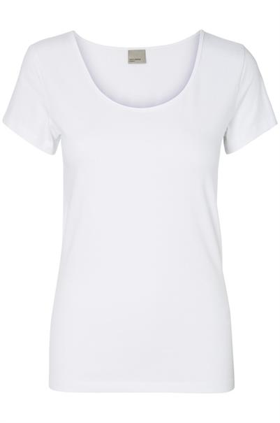 VMMAXI MY SOFT SS U-NECK NOOS bright white