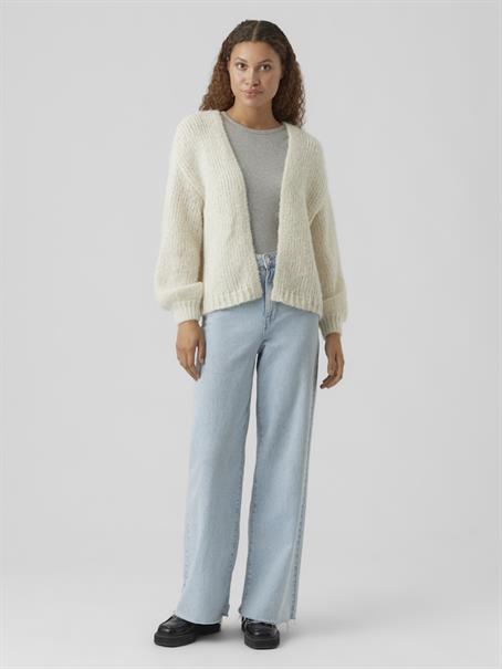 VMMAYBE LS OPEN CARDIGAN NOOS birch