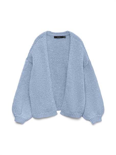 VMMAYBE LS OPEN CARDIGAN NOOS cashmere blue