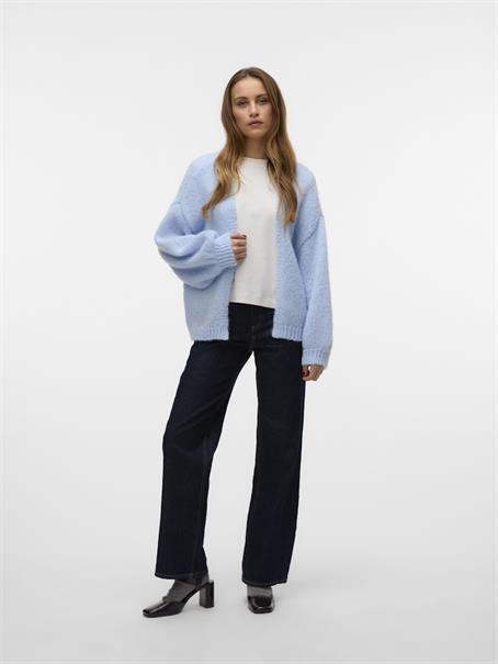 VMMAYBE LS OPEN CARDIGAN NOOS cashmere blue