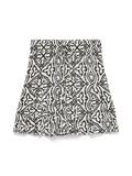 VMMENNY HW TIE SHORT SKIRT WVN GA birch