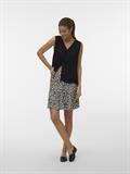 VMMENNY HW TIE SHORT SKIRT WVN GA birch