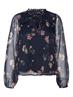 VMMILLA LS TOP WVN GA NOOS navy blazer