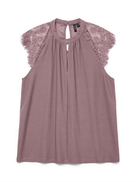 VMMILLA SL LACE TEE GA NOOS nostalgia rose