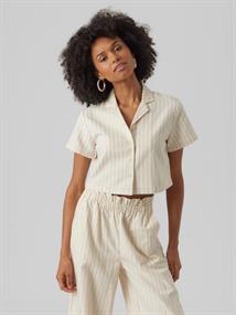 VMMINASAJA SS CROPPED SHIRT oatmeal